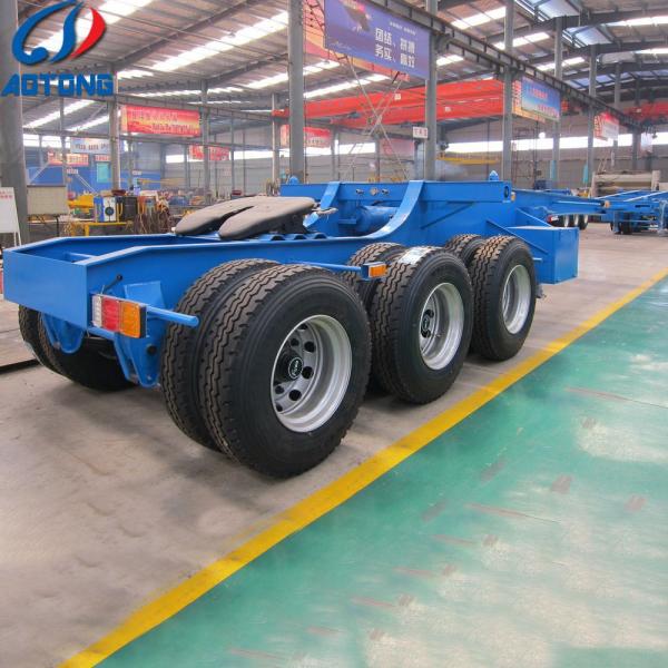 Высокая полезная нагрузка Aotong Гидравлическая система рулевой рампы низкая кровать полуприцеп грузовик 9м 13м