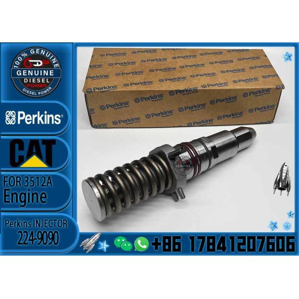 Cat 3616 3612 3608 Excavadora de motor inyector de combustible de tren común 224-9090 2249090 10R1252 10R-1252 para la oruga del motor 3