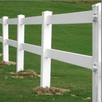 Éco-friendly PVC Fermes clôtures Vinyle 2 rail PVC Horse Fence
