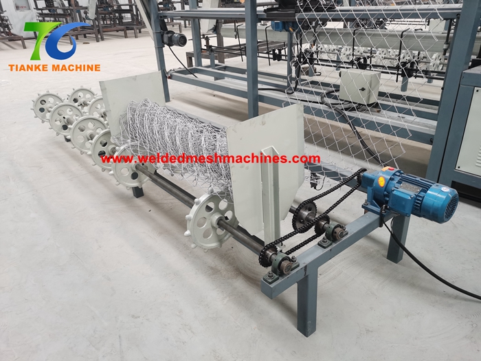 Semi автоматический провод сетки диаманта 30mm 80mm делая машину 180m2/H