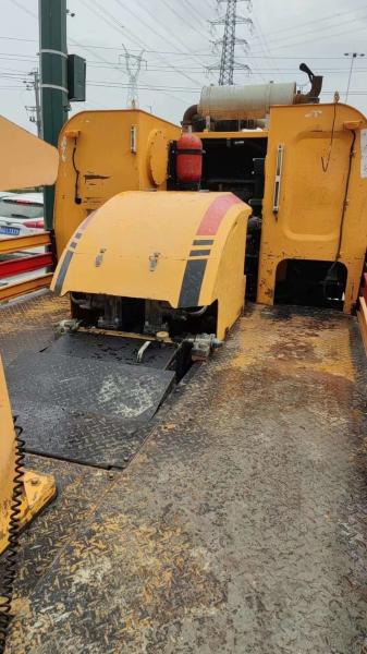 Shacman 0.6m3 used trailer mounted concrete pumps 9205*2470*3090mm