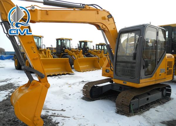 Hydraulic Crawler Excavator Bucket 0.34m³ / XE80 Excavator For Construction Operating Weight 7460kg