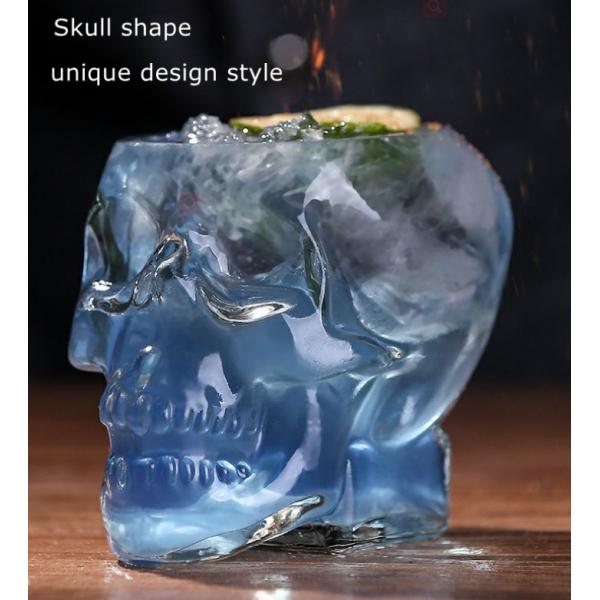 Whisky Brandy Vodka Brewed Wine Spirits Cup Skull Glass Bottle Special Shaped 50-700ml