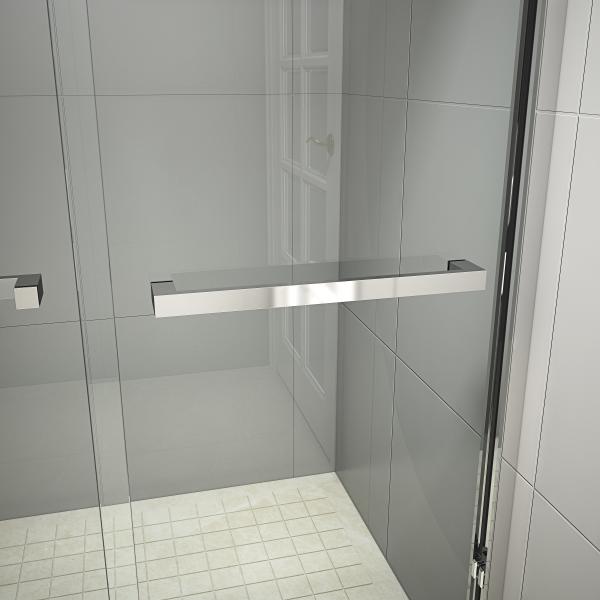 KPN2009003 1200-2000X1950mm Double Sliding Glass Shower Doors , Shower Cubicle Doors With Double Wheels