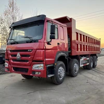 Automatic 8x4 371hp Sinotruk Howo Mine Sand Dump Tipper Truck 40 Ton 60 Ton In Africa