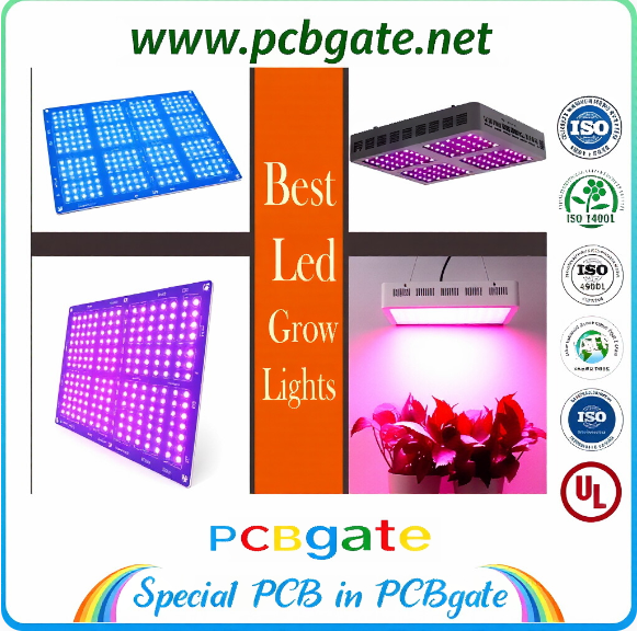Full-Spectrum LED Grow Light Aluminum PCB with High Thermal Dissipation and Uniform Illumination for Plant Growth