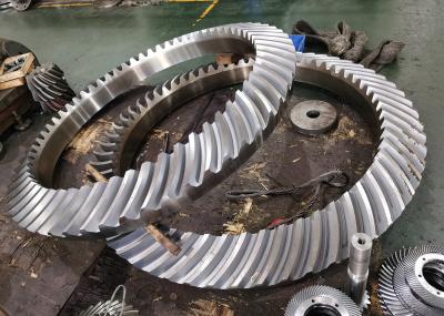 Espiral do tamanho de YIZGEAR 62T as engrenagens cônicas da grande ajustaram o módulo 30