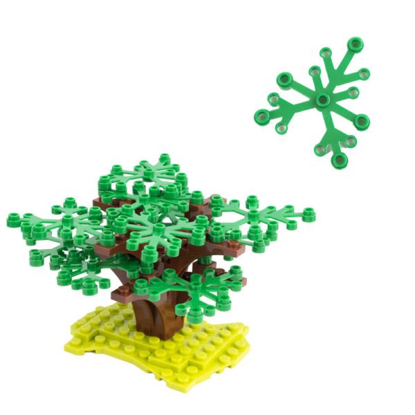 Ready to Ship In Stock Fast Dispatch MOC city construction accessories bricks leaves garden forest plants sets christmas