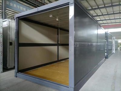 Casa de contêineres dobrável montada rapidamente Cabinas móveis modulares de 20 pés