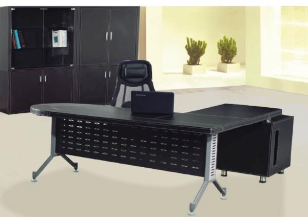 modern leather office executive table furniture/office executive desk leather furniture