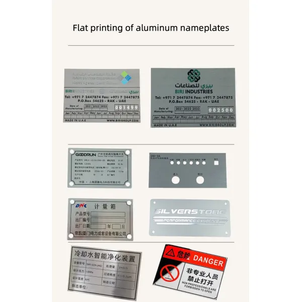Custom Zinc Alloy Label Metal Logo Nameplates and Metal Badge