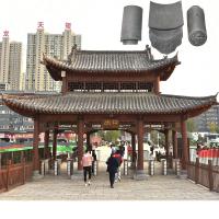 Construção Team Chinese Clay Roof Tiles para o jardim que constrói o telhado antigo do caramanchão