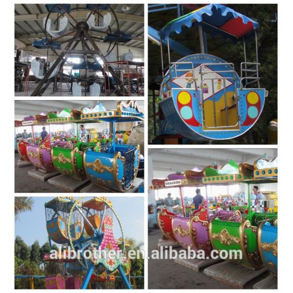 Mini fairground rides ferris wheel with trailer mounted carnival rides for sale