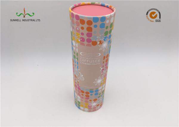 OEM Food Grade Cardboard Cylinder Tubes , Promotion Paper Tube Packaging