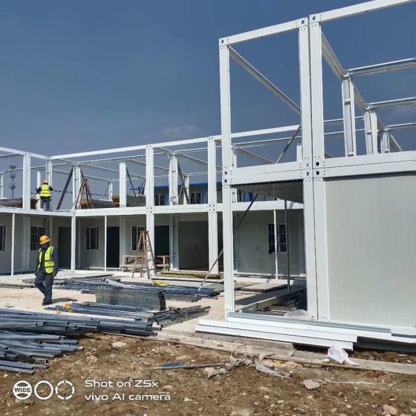 Oficina y residencia Contenedor prefabricado Casa de contenedores insonorizada Contenedor de vivienda modular