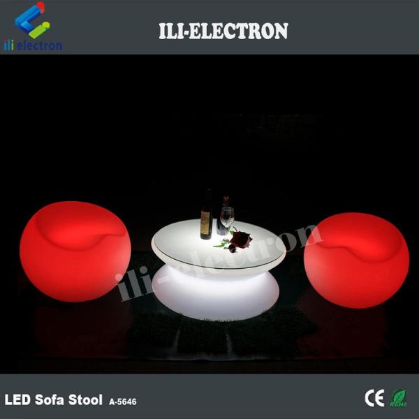 Commercial Plastic LED Lounge Furniture Modern Style For Event