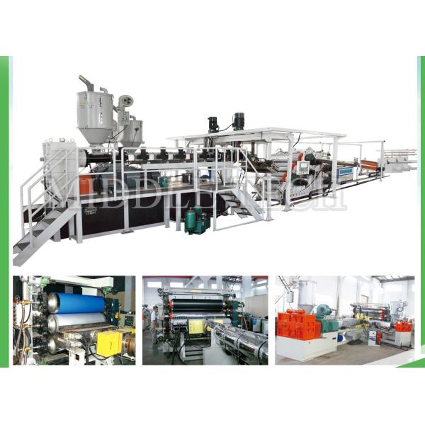 Multi Layer PP Hollow Sheet Extrusion Line , Cast Extrusion Line Thickness 0.3 -