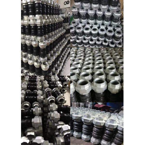 Malleable Iron Union Flexible Joint DN65 Rubber Union Connector Expansion Joints