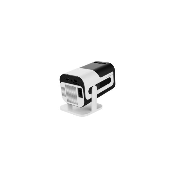 Mini Portable Smart Projector 4K Android 13.0 Resolution 2GB RAM LCD Home Video Theater Outdoor Use