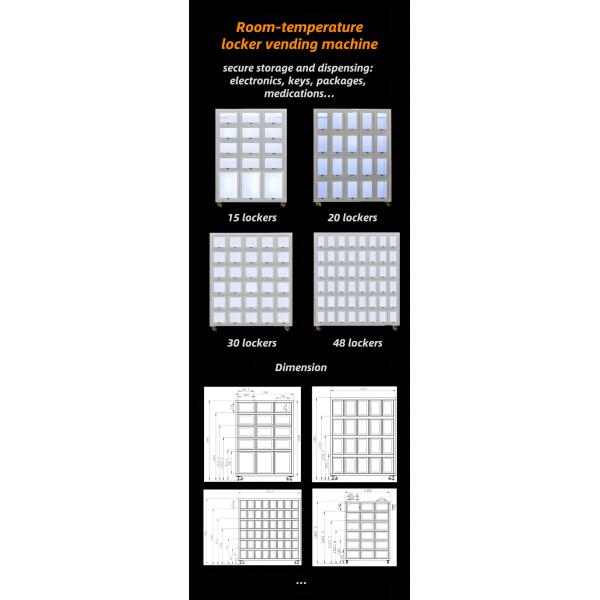 Vendeuse automatique de casiers intelligents pour les produits agricoles
