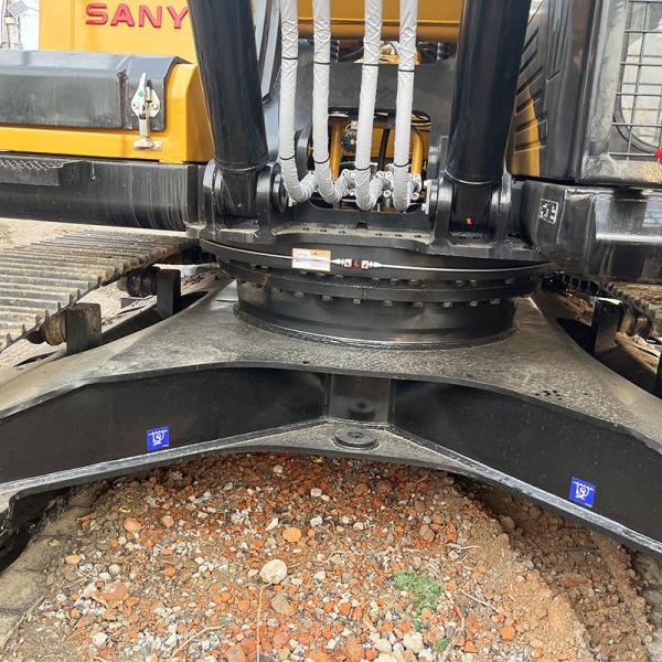 Hydraulic SY365H Used SANY Excavators 212kw Rated Power Large Size Digger Good Condition