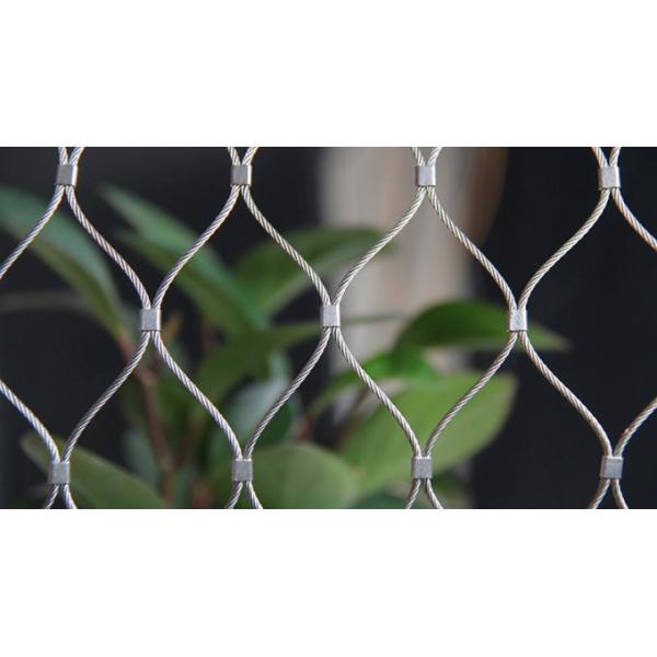 AISI316 Ferrule Stainless Steel Wire Cable Mesh Zoo Mesh