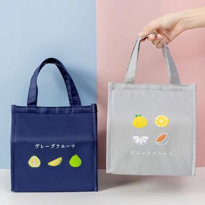 190T PVC Oxford Beach Foldable Lunch Bag Hot Food Delivery Bag