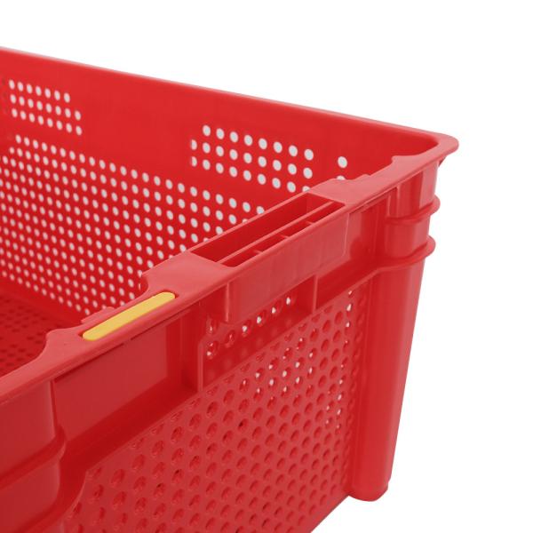 ISO9001 Certified Tourtop Plastic Moving Crates Stackable Meat Lugs for North America