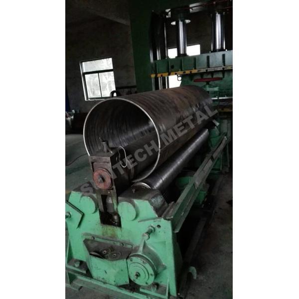 Explosive Welding Nickle Alloy Bimetallic Clad Pipe For Chemical Process Equipment