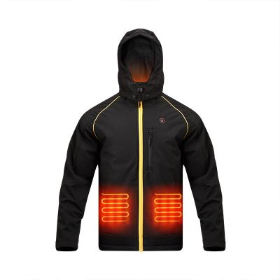 Revestimento encapuçado dos homens calorosos elétricos Windproof do revestimento S-3XL