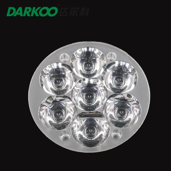 Объектив СИД круга 42mm 15deg оптически SMD прозрачный для Downlight