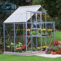 Hortícola de cristal aislador moderada del invernadero de la flor ventilado
