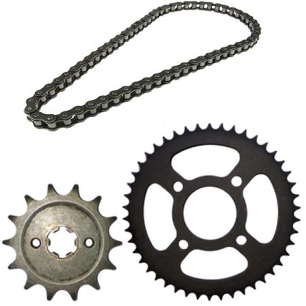 Fit for Bajaj Boxer 150 Custom Motorcycle Chain and Sprocket Front 14T Custom Design
