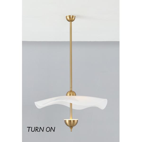 Современная простая нордическая творческая лампа лотоса Адвокатуры лестницы комнаты прожития света шкентеля золота