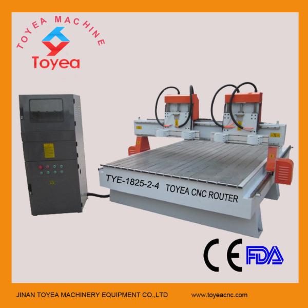 Strong Multi-heads Jinan CNC Relief Engraving machine TYE-1825-2T4