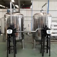 Fabricantes de instalações de amaciamento de água totalmente automáticas Equipamento de depósito duplo de aço inoxidável