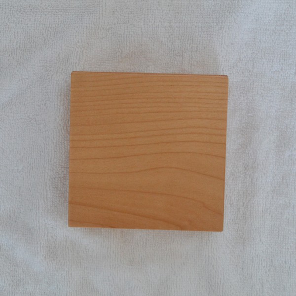 Handmade Customized Single Wooden Coin Box in Timber Varnishing Handling