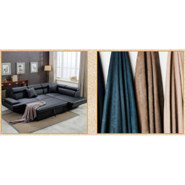 Автомобильная ткань кожаного дивана ткани драпирования взгляда PVC кожаная обеспечивая