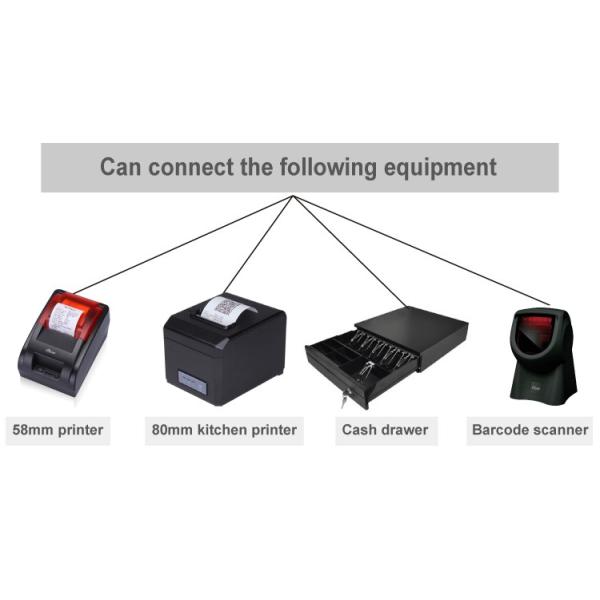 Windows 7/10 ОС I5 15-дюймовый All in One Breeze сенсорный экран POS PC/ TPV System Черный