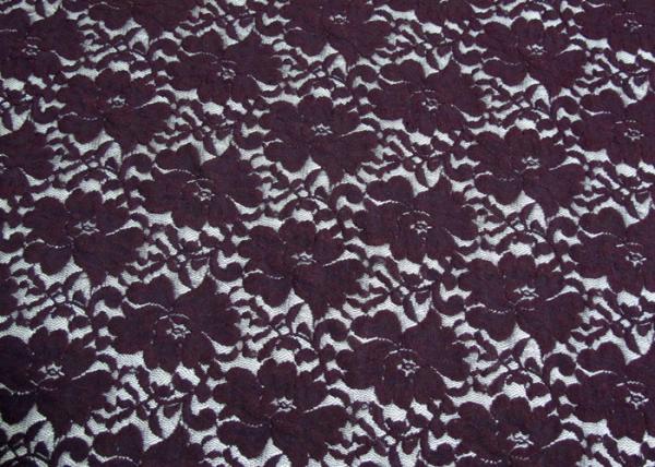 Stretchy Elastic Lace Fabric 60% Cotton 30% Nylon 10% Spandex CY-LW0790
