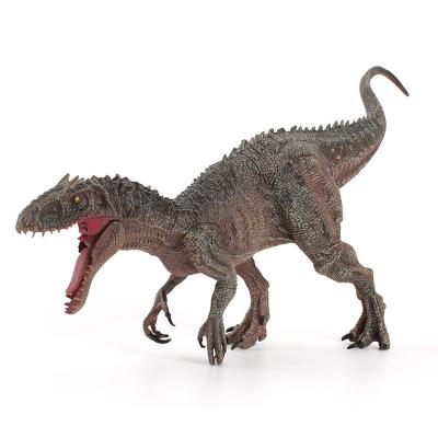 Dinossauro pré-histórico de plástico T-REX conjunto de figuras realistas multicoloridas com mandíbulas móveis