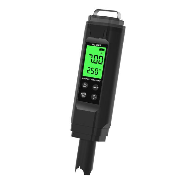 5-in-1 Digital Meter PH Salinity Temperature TDS EC Tester With Backlight For Water Quality Monitoring