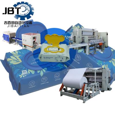 380V Z Fold Wet Wipe Machine Wet Tissue Manufacturing Machine