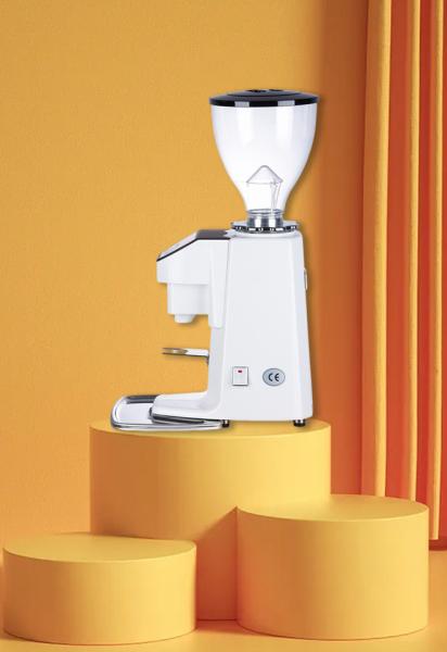 Cafe Bar Ware Color Display Doserless Coffee Grinder 64 Flat Burrs For Barista