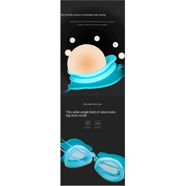 Gafas de natación para niños, lindas, antivaho, anti-ultravioleta, impermeables