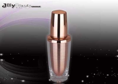 PMMA Shell Is Transparent Plastic Lotion Bottles With Copper