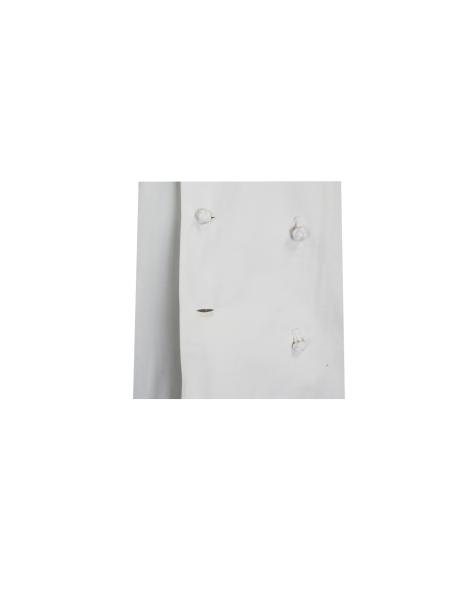 240GSM Chef Uniform Work Wear Polyester 65% Cotton 35% White Coat