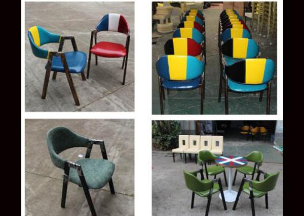 Customized Wooden Material Banquet Style Chairs For Dining , Unassembled Packing