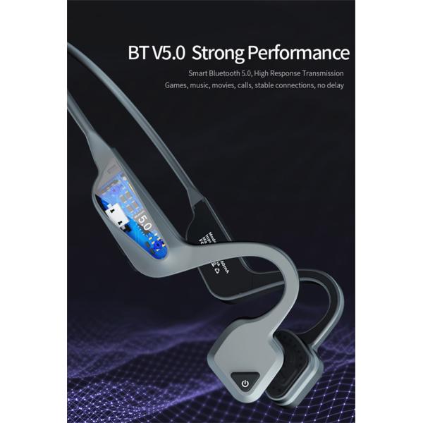 OEM Neckband Stereo Gaming Headset 15M Bone Conduction Earphones