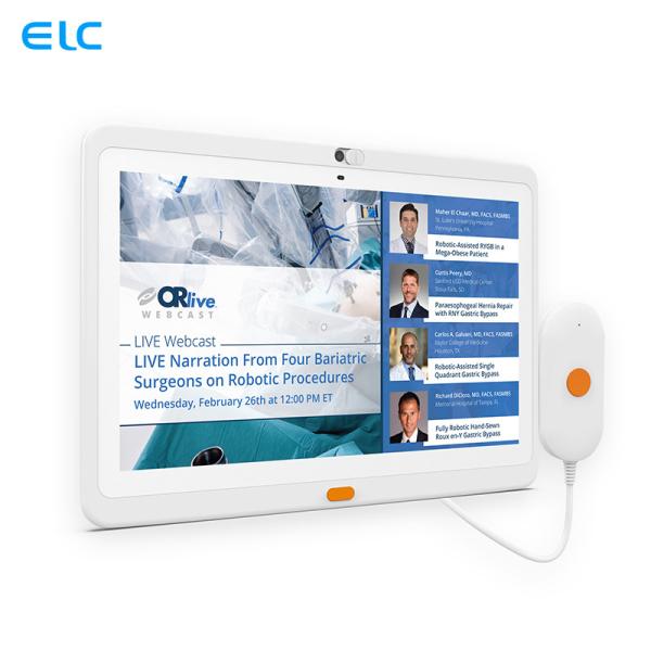 Home Care 13.3 Inch Wall Mount Tablet 16GB SOS Call Touch Screen For Patient